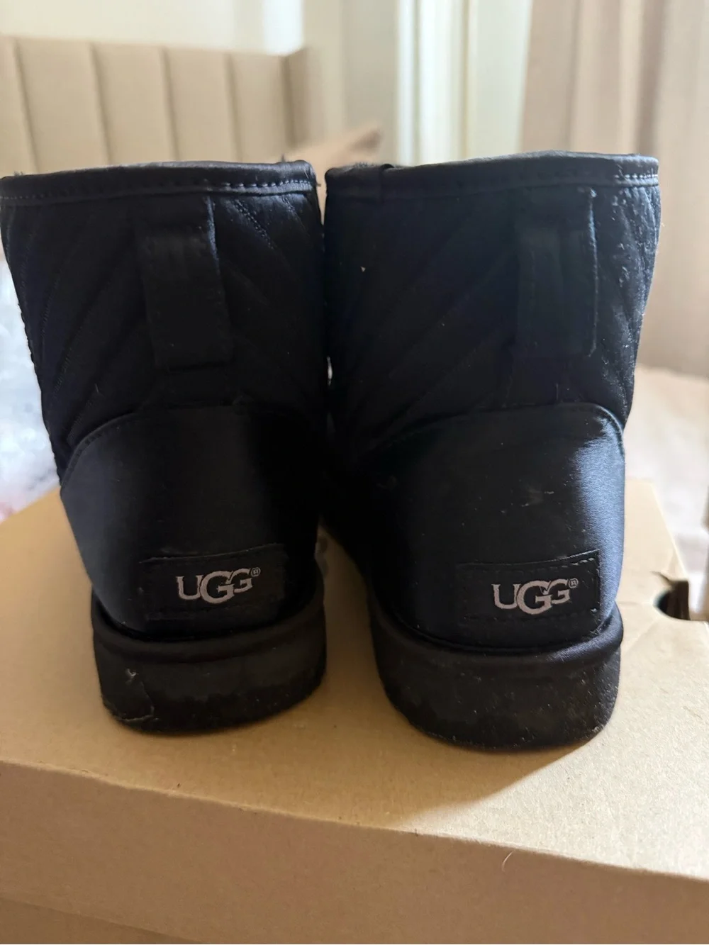 UGG Mini Quilted Satin Boots